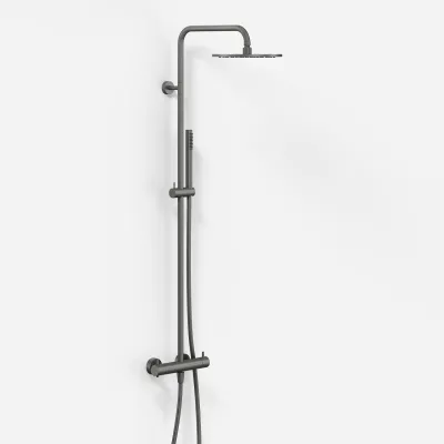 Semplice Rain DeLuxe SRL02 - SmartTerm Ø25 EasyClean, PVD Matt Gun Metal