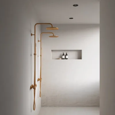 Semplice Rain DeLuxe SRL02 - SmartTerm Ø25 EasyClean, PVD borstad koppar