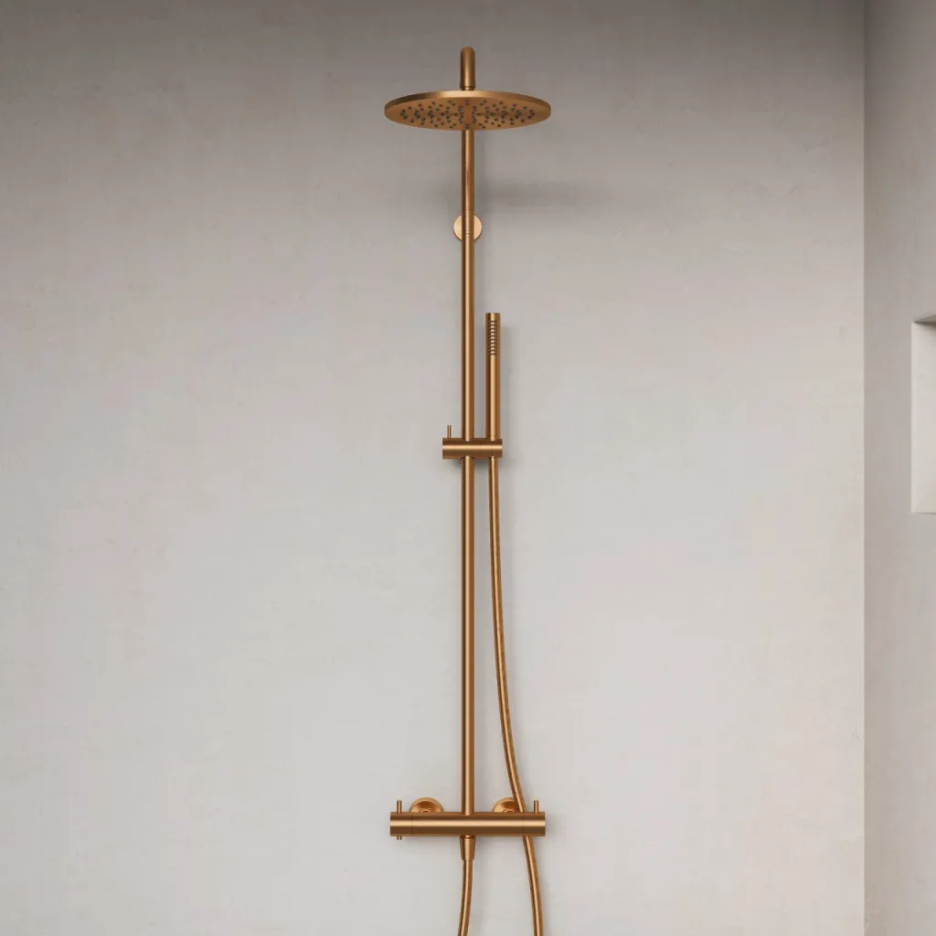 Semplice Rain DeLuxe SRL02 - SmartTerm Ø25 EasyClean, PVD borstad koppar