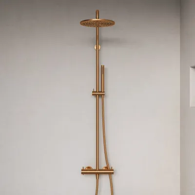 Semplice Rain DeLuxe SRL02 - SmartTerm Ø25 EasyClean, PVD borstad koppar