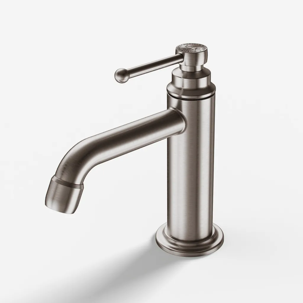 Hassel&Teudt HHV401 - Tvättställsblandare, PVD borstat stål