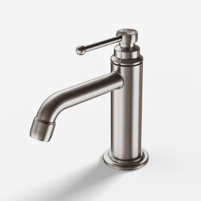 Hassel&Teudt HHV401 - Tvättställsblandare, PVD borstat stål