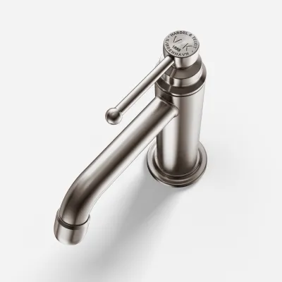 Hassel&Teudt HHV401 - Tvättställsblandare, PVD borstat stål