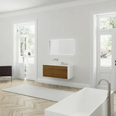 Copenhagen Chic 120L - Badrumsmöbler MKII, Valnöt