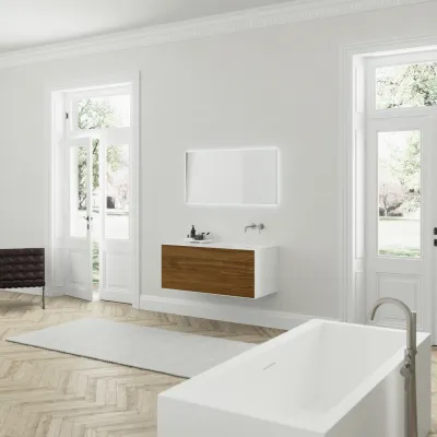 Copenhagen Chic 120R - Badrumsmöbler MKII, Valnöt