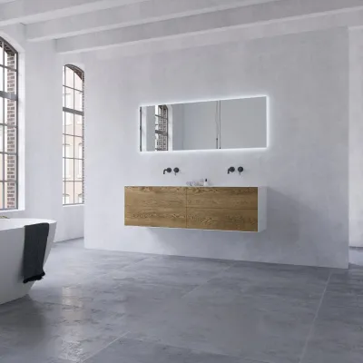 Copenhagen Chic 160D - Badrumsmöbler, MKII, rå vild ek