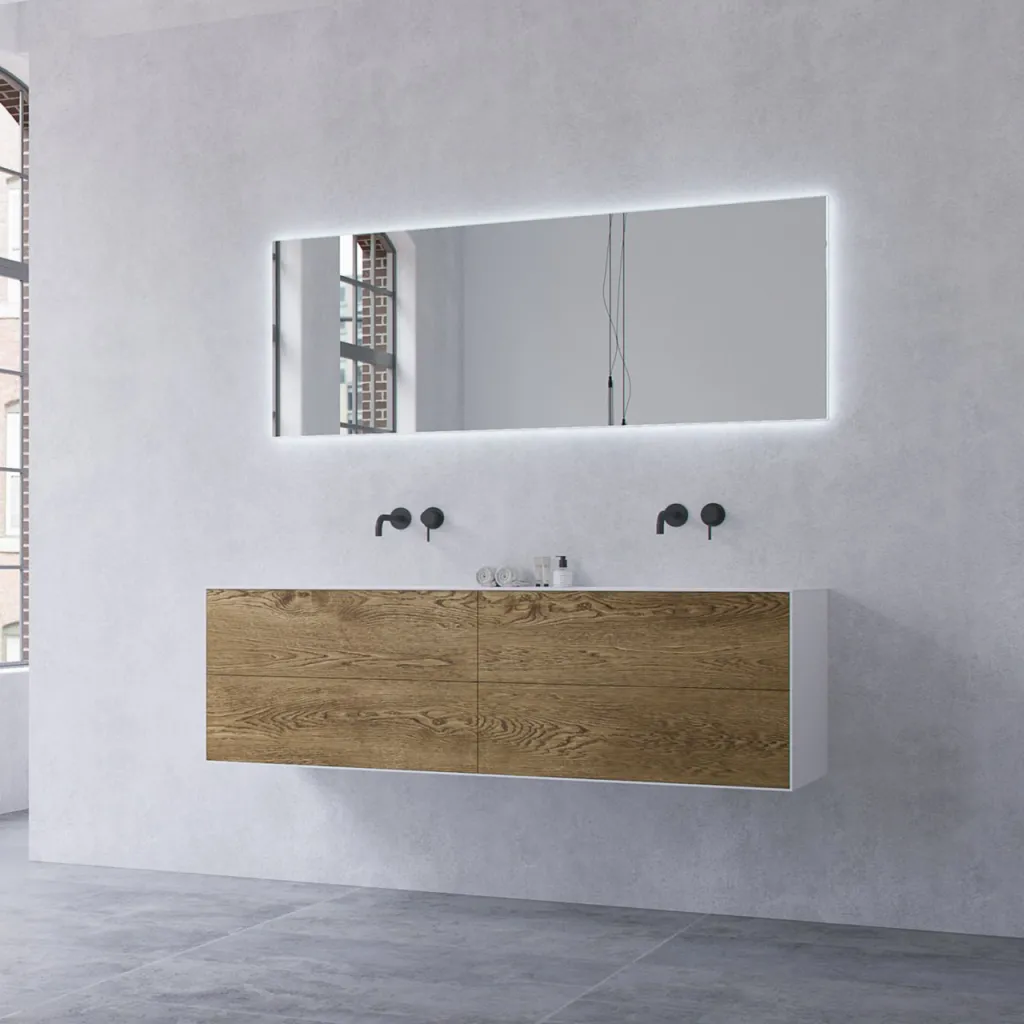 Copenhagen Chic 160D - Badrumsmöbler, MKII, rå vild ek