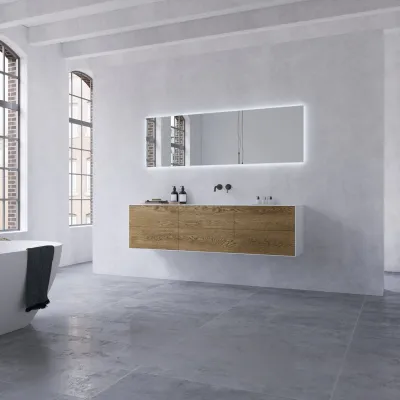 Copenhagen Chic 180 - MKII, Mathvid Corian® med rå vild ek