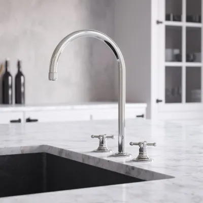 Hassel&Teudt HHV605 S05 - Köksblandare med svängbar pip, Krom