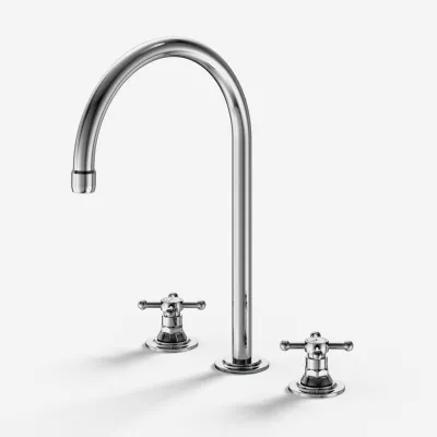 Hassel&Teudt HHV605 S05 - Köksblandare med svängbar pip, Krom