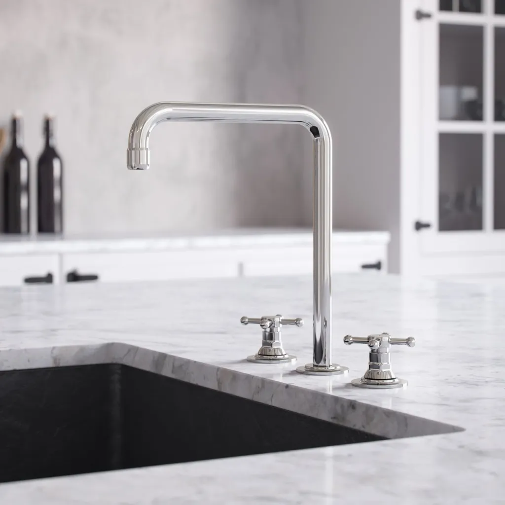 Hassel&Teudt HHV605 S06 - Köksblandare med svängbar pip, Krom