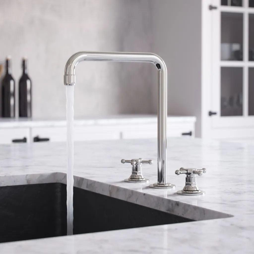 Hassel&Teudt HHV605 S06 - Köksblandare med svängbar pip, Krom