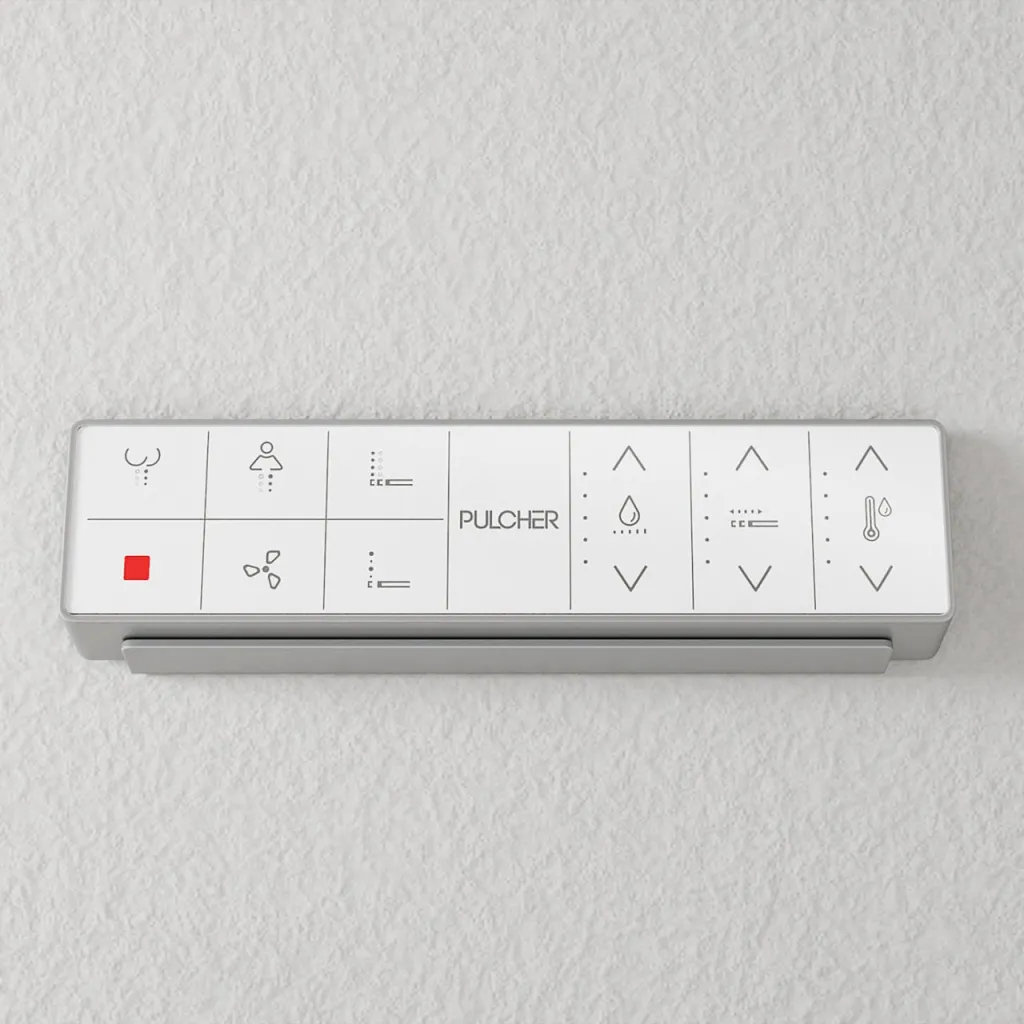 Aqualux PAX2-S Duschtoilet - MKII, LuxDusch Bidéfunktion & Mjukstängande sits med Uppvärmd Vortex Flush Vit