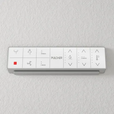 Aqualux PAX2-S Duschtoilet - MKII, LuxDusch Bidéfunktion & Mjukstängande sits med Uppvärmd Vortex Flush Vit