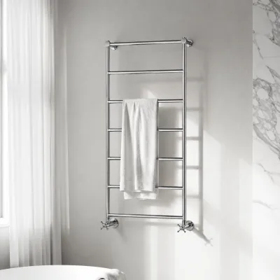 Hassel&Teudt HTH116 - 52 x 116 cm. Handdukstork i krom.