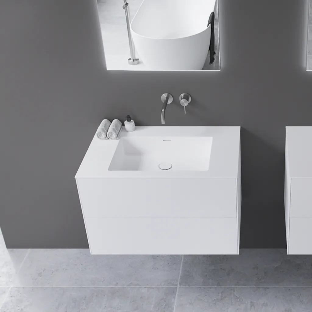 Copenhagen Chic 80 - MKII Badrumsmöbler, Corian®, Mathvid