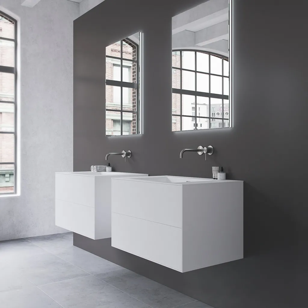 Copenhagen Chic 80 - MKII Badrumsmöbler, Corian®, Mathvid