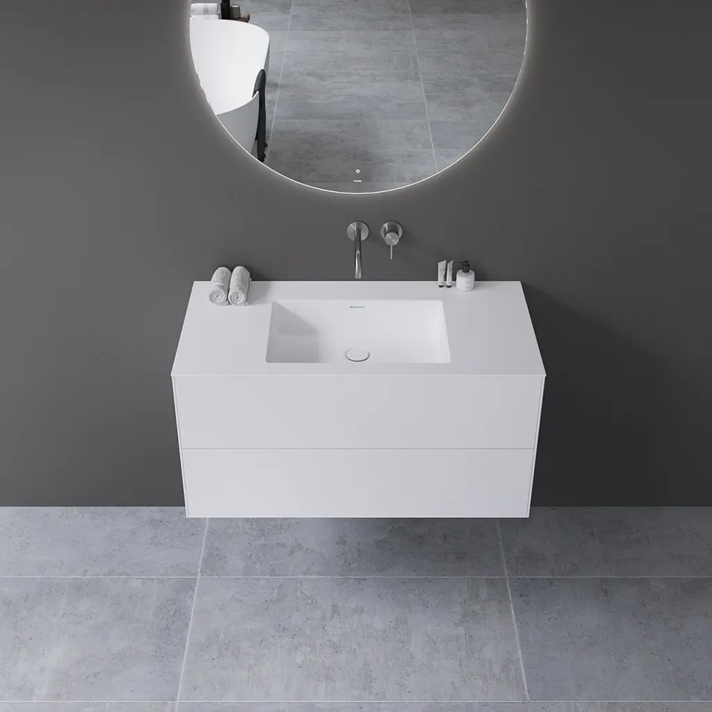 Copenhagen Chic 100 - MKII - Badrumsmöbler, Corian®, Mathvid