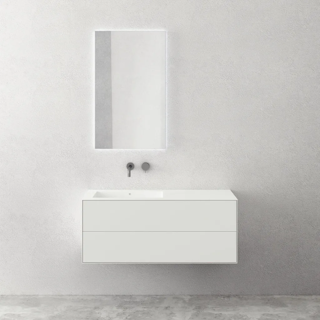 Copenhagen Chic II 120L - MKII - Badrumsmöbler, Corian®, Mathvid