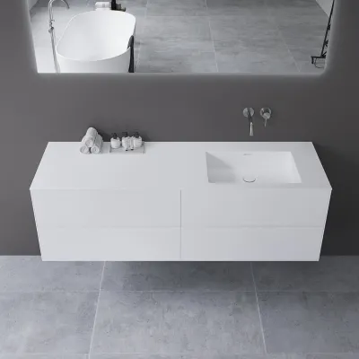 Copenhagen Chic 160R - MKII, Badrumsmöbler, Corian®, Mathvid