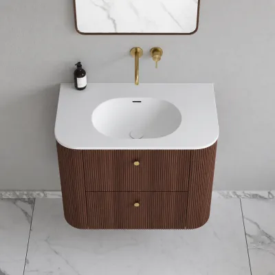 Noorwork 80 - Snickeri i valnöt inklusive mattvit Corian® diskbänk