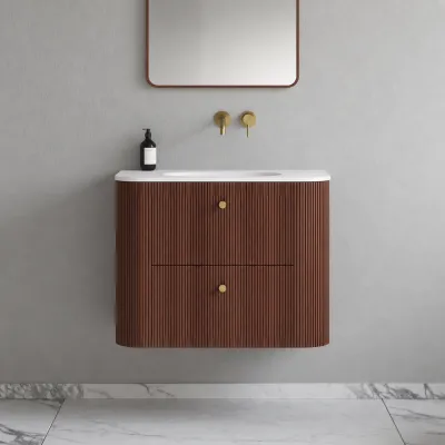 Noorwork 80 - Snickeri i valnöt inklusive mattvit Corian® diskbänk