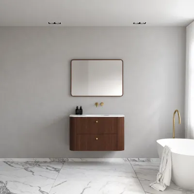 Noorwork 100 - Snickeri i valnöt inklusive mattvit Corian® diskbänk
