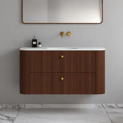Noorwork 120 - Snickeri i valnöt inklusive mattvit Corian® diskbänk