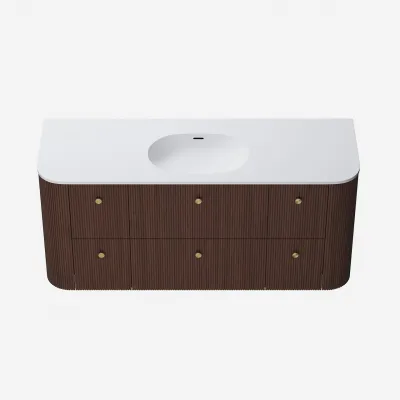 Noorwork 140 - Snickeri i valnöt inklusive mattvit Corian® diskbänk