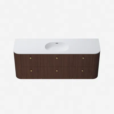 Noorwork 160 - Snickeri i valnöt inklusive mattvit Corian® diskbänk