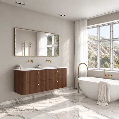 Noorwork 160D - Snickeri i valnöt inklusive mattvit Corian® diskbänk