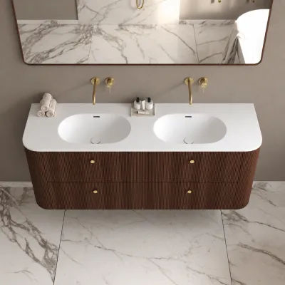 Noorwork 160D - Snickeri i valnöt inklusive mattvit Corian® diskbänk
