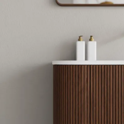 Noorwork 160D - Snickeri i valnöt inklusive mattvit Corian® diskbänk