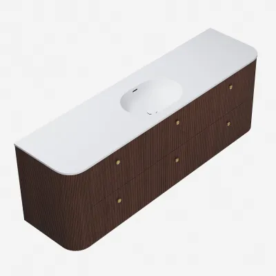 Noorwork 180 - Snickeri i valnöt inklusive mattvit Corian® diskbänk