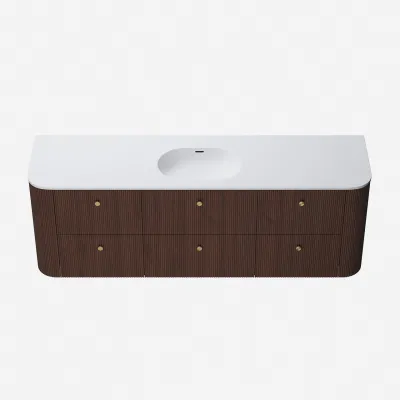 Noorwork 180 - Snickeri i valnöt inklusive mattvit Corian® diskbänk