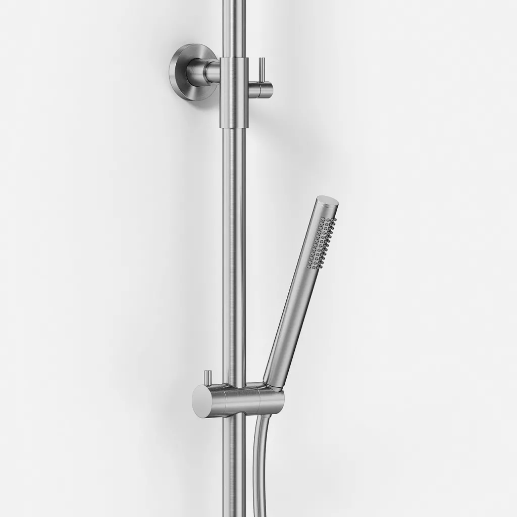 Classwell C900 S02 - Termostatset XL Rain DeLuxe Ø30 EasyClean, Stick, Borstat rostfritt stål
