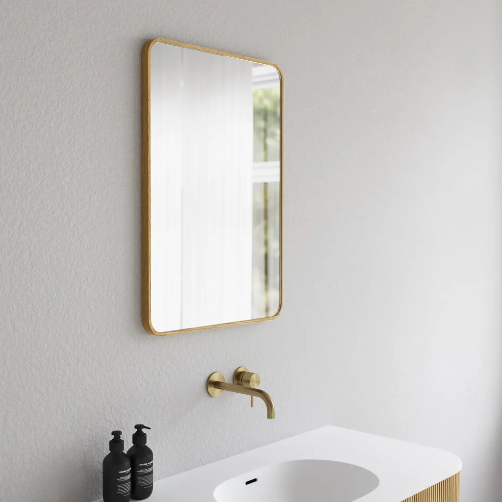 Noorwork NM5070 - 50x70 cm, Mirror, Light Oak