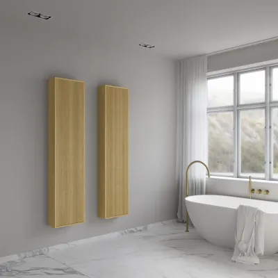 Noorwork NHC4117 - Snickarhögskåp i ljus naturek, 40x16x170 cm.
