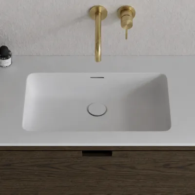 CPH Tapwork Soho 60 - MKIII, Fingergängade skåp i rökt ek inkl. mattvit SolidTec® diskho