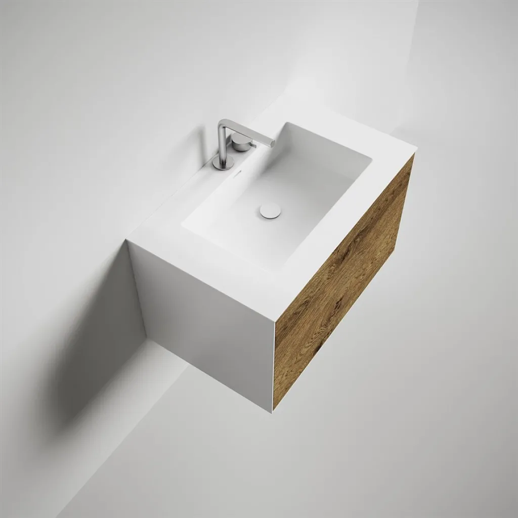 Copenhagen Chic 80 - Mathvid Corian® med rå vild ek