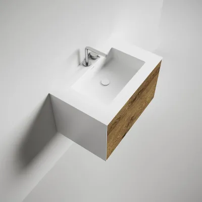 Copenhagen Chic 80 - Mathvid Corian® med rå vild ek