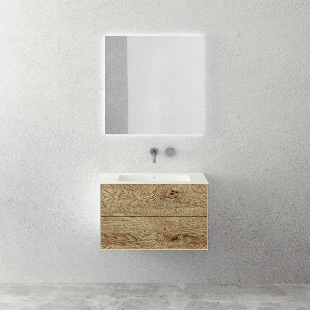 Copenhagen Chic 80 - Mathvid Corian® med rå vild ek