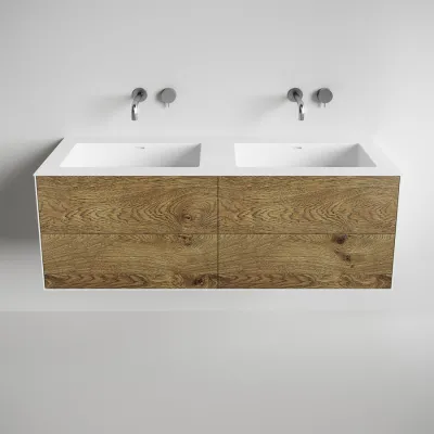 Copenhagen Chic 140D - Mathvid Corian® med rå vild ek