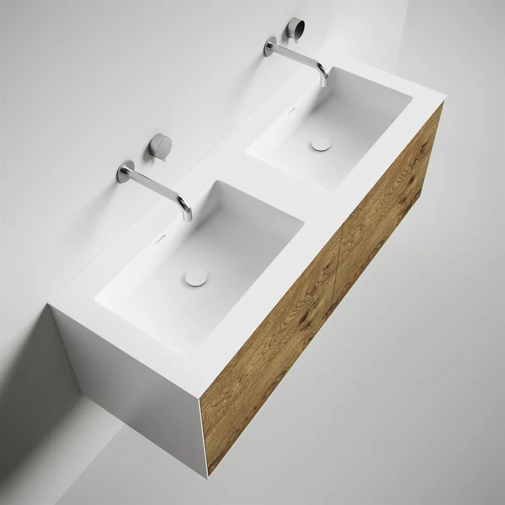 Copenhagen Chic 140D - Mathvid Corian® med rå vild ek