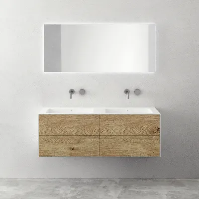 Copenhagen Chic 140D - Mathvid Corian® med rå vild ek