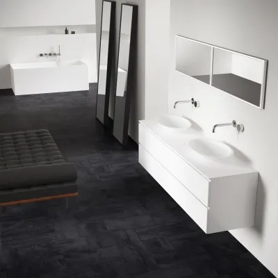 Shape 60 - 60x35 Tvättställ, Matt vit SolidTec®