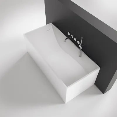 Frozen Tub 158 - Badkar 158x68, Solid Matt White SolidTec®