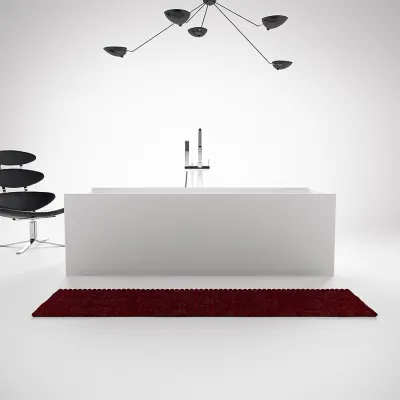 Frozen Tub 180 - Badkar 180x76, Massivt Matt vit SolidTec®