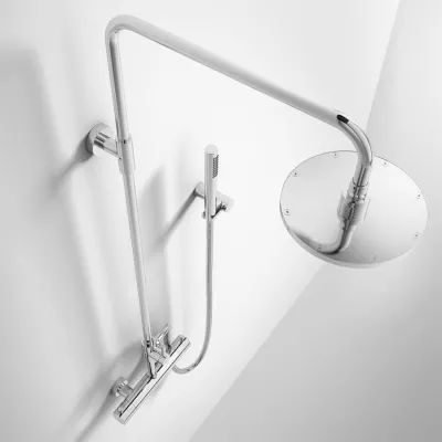 Semplice Rain DeLuxe STB6000 - Ø20, Termostatsats, Krom
