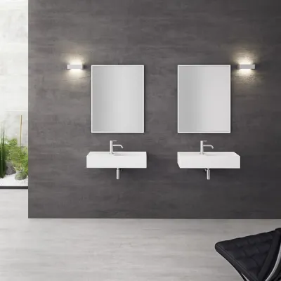 Kubo 75R - 75x32, Tvättställ till höger Solid SolidTec®